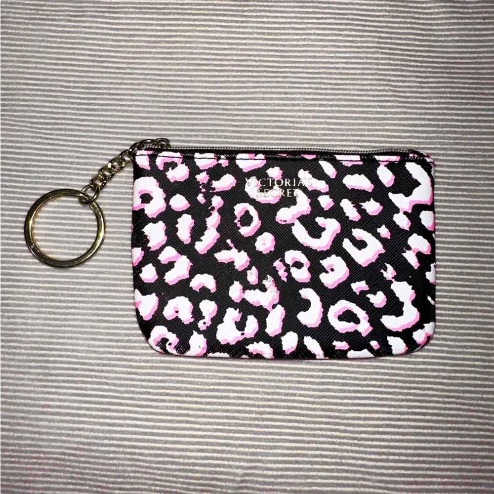 Victoria’s Secret Leopard Print Coin Pouch Keychain